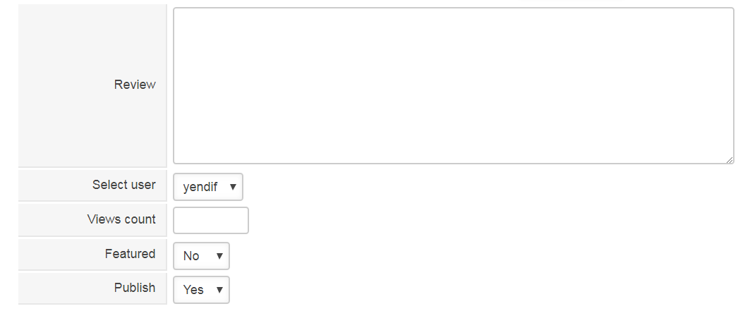 Album General Settings