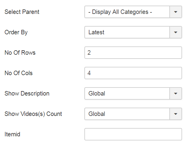 Categories Module