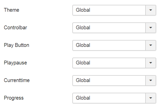 Playlist Skin Settings Module